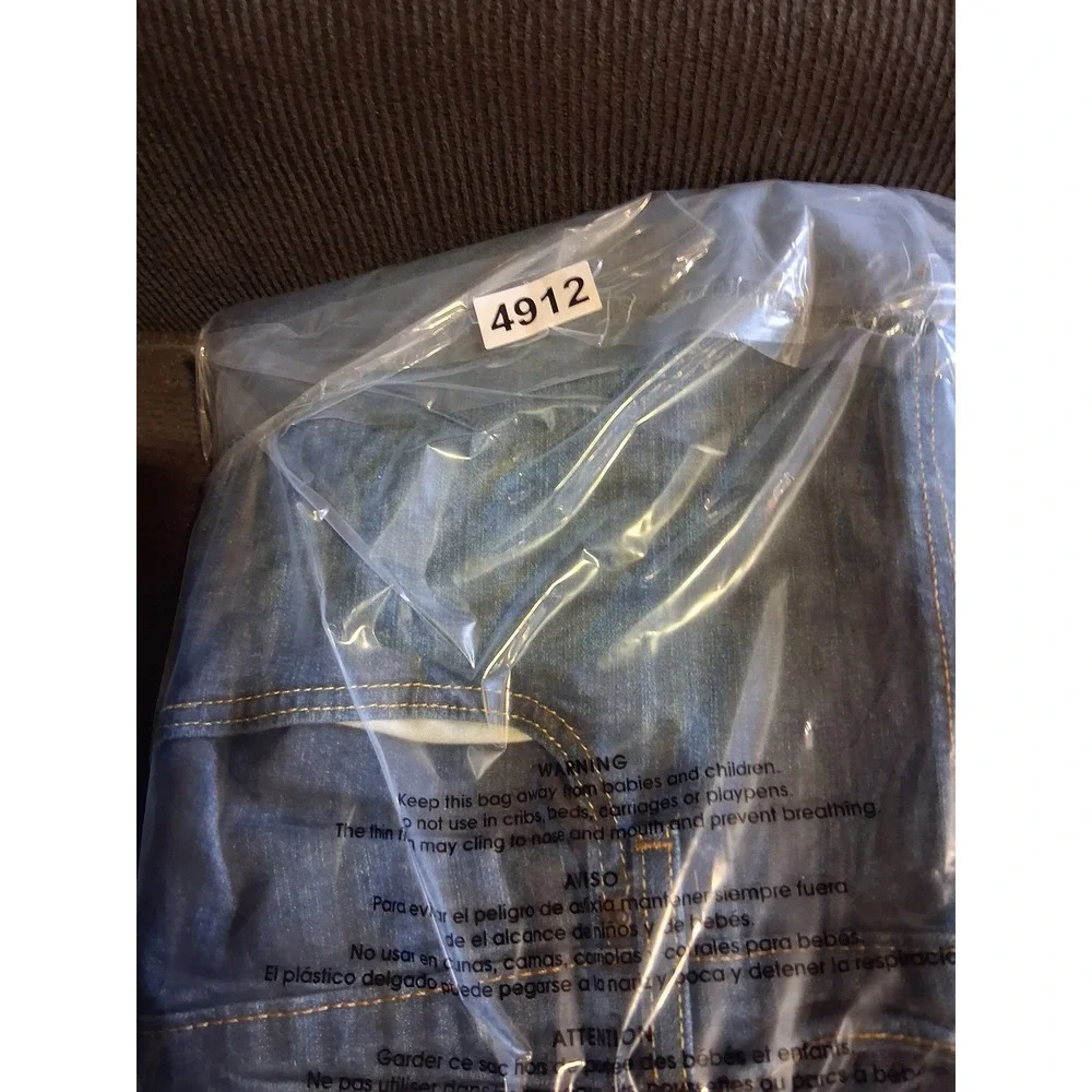 Levis 502 Taper Mens Blue‎ Denim Jeans 40x32 Medium Wash Regular Fit 5163